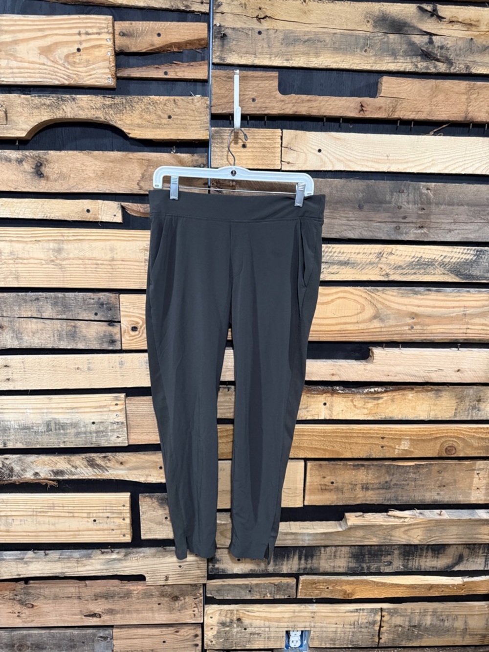 Athleta Brooklyn Mid Rise Ankle Pant In Black Olive Women’s Size 6 #198671